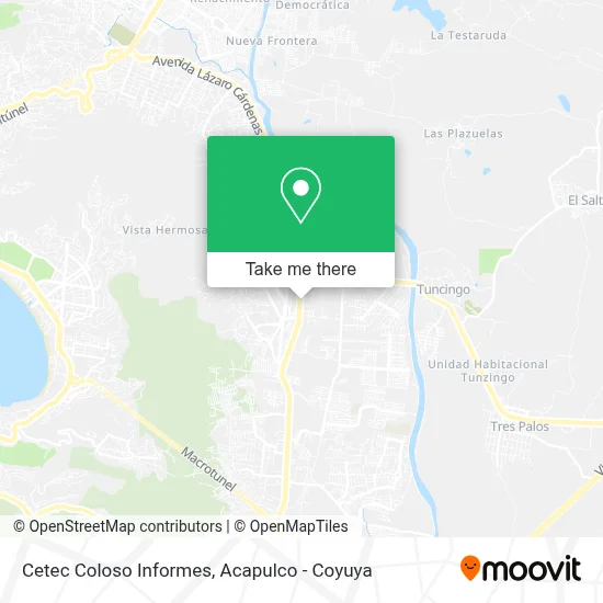 Cetec Coloso Informes map