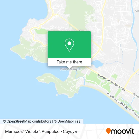 Mariscos" Violeta" map