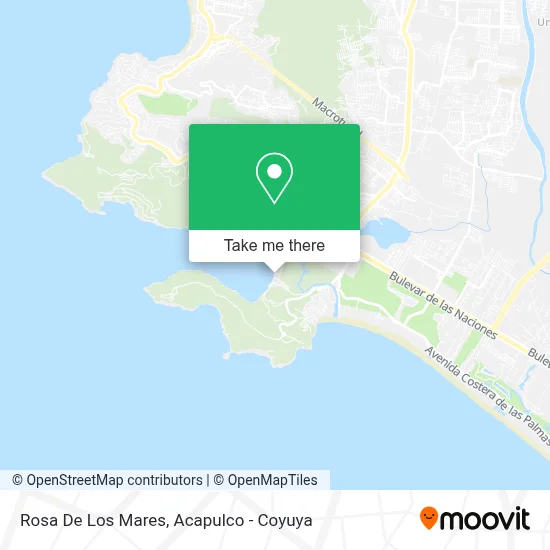 Rosa De Los Mares map