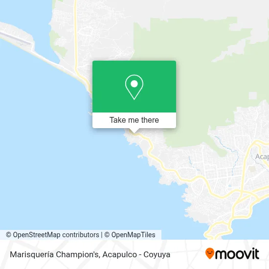 Marisquería Champion's map