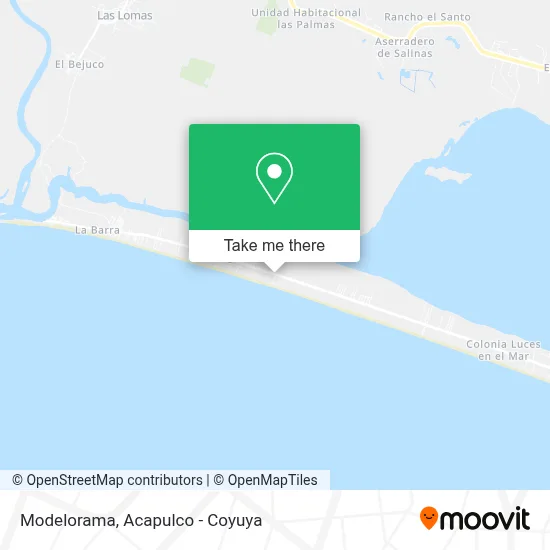 Modelorama map