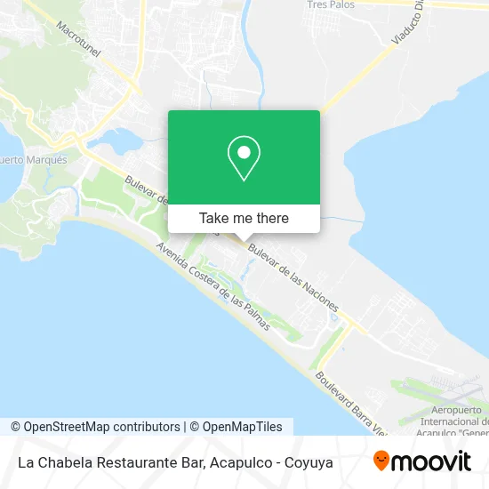 La Chabela Restaurante Bar map