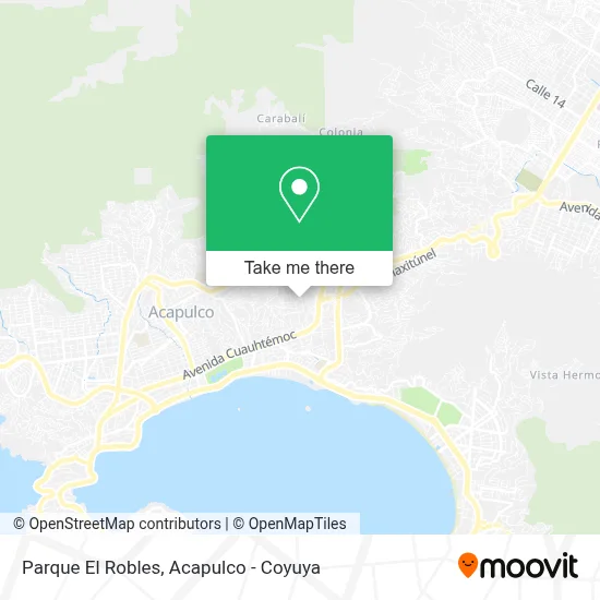 Parque El Robles map