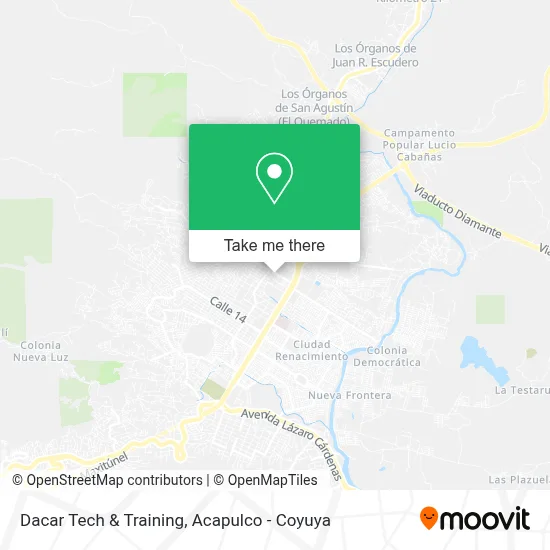 Dacar Tech & Training map