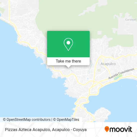 Pizzas Azteca Acapulco map