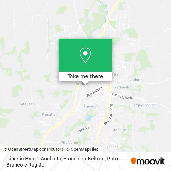 Ginásio Bairro Anchieta map