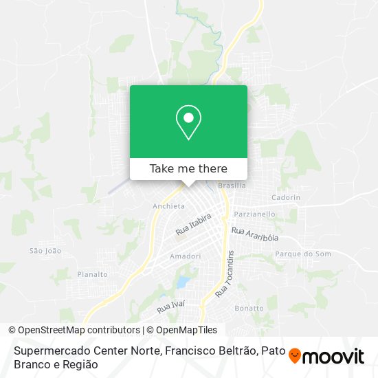 Supermercado Center Norte map
