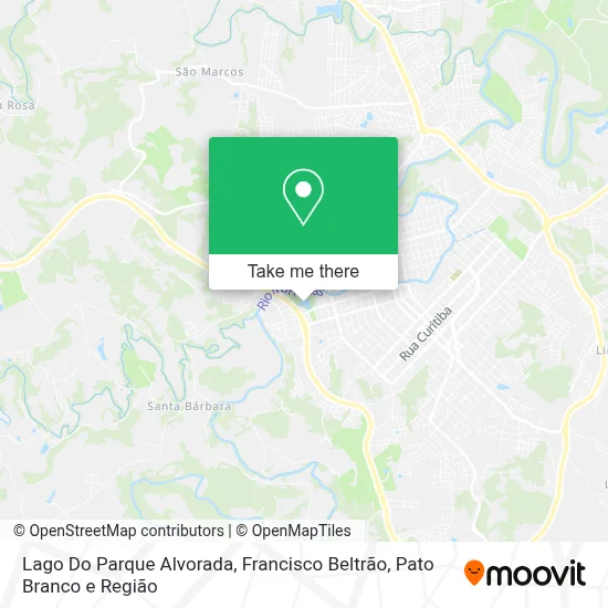 Lago Do Parque Alvorada map