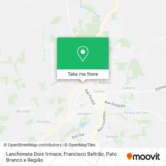 Lanchonete Dois Irmaos map