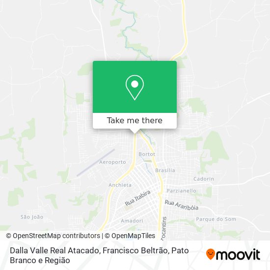 Dalla Valle Real Atacado map