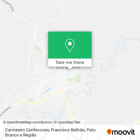 Carmesim Confeccoes map