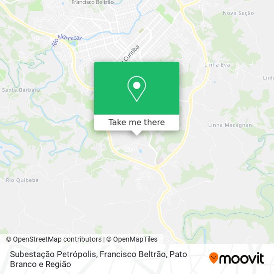 Subestação Petrópolis map