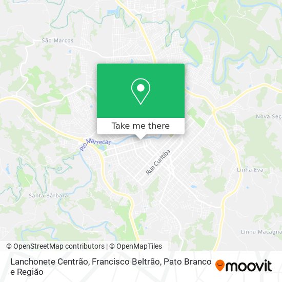 Lanchonete Centrão map