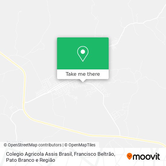 Mapa Colegio Agricola Assis Brasil