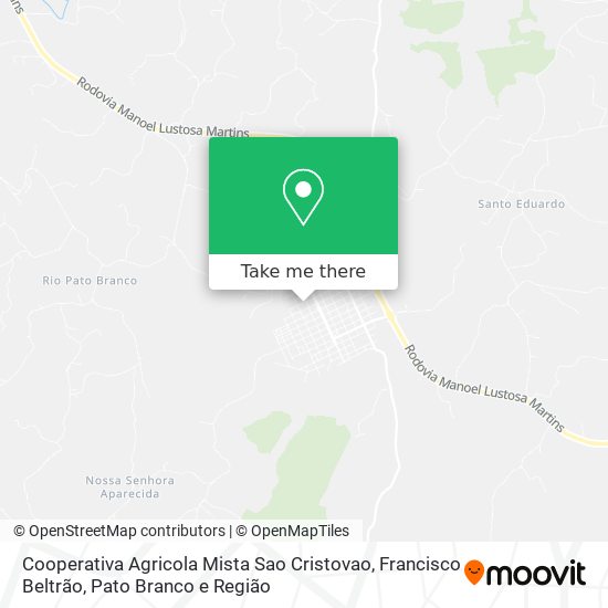 Cooperativa Agricola Mista Sao Cristovao map