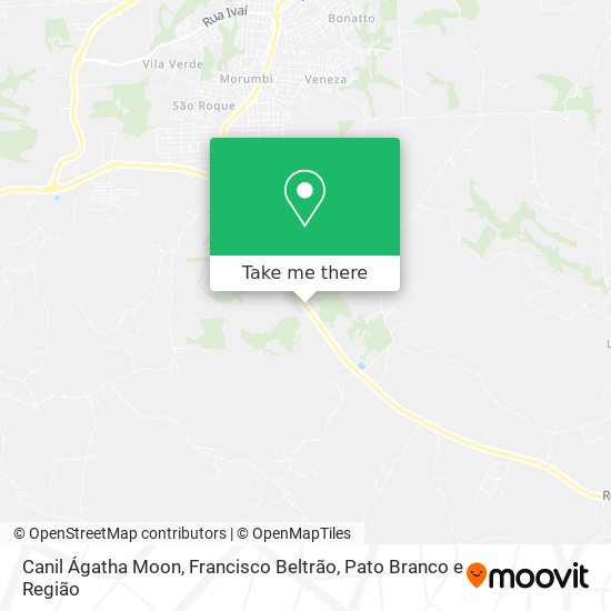 Canil Ágatha Moon map
