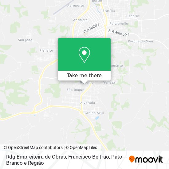 Rdg Empreiteira de Obras map