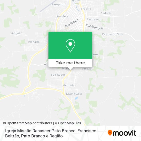 Igreja Missão Renascer Pato Branco map