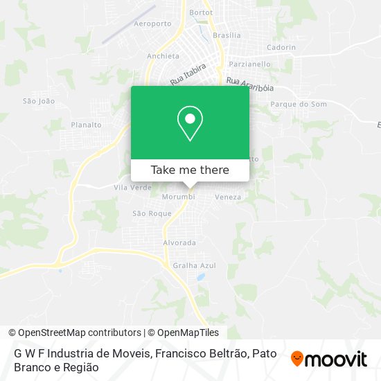 G W F Industria de Moveis map