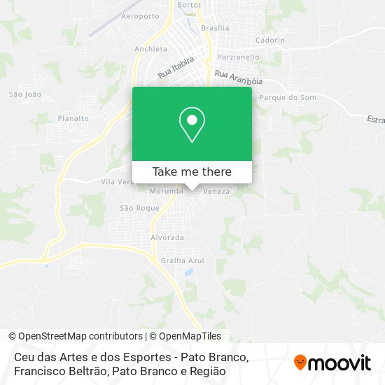 Ceu das Artes e dos Esportes - Pato Branco map