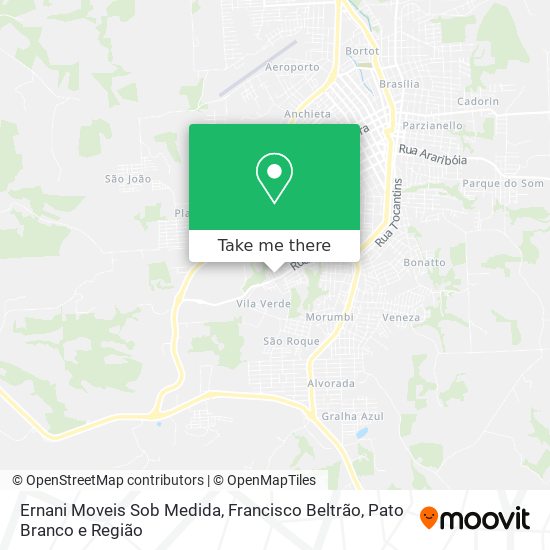 Ernani Moveis Sob Medida map