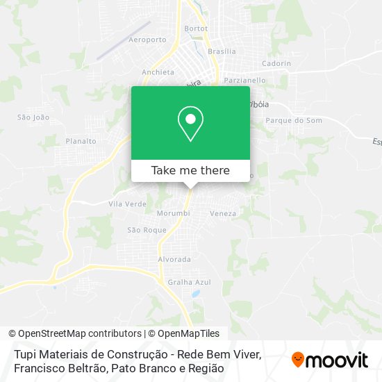 Tupi Materiais de Construção - Rede Bem Viver map
