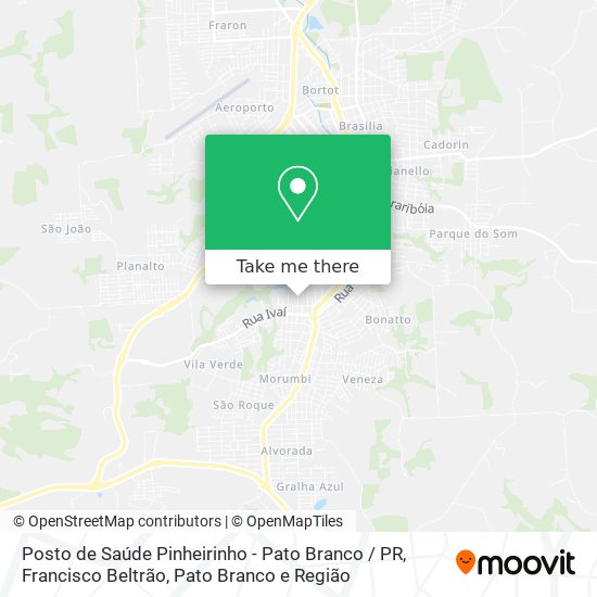 Posto de Saúde Pinheirinho - Pato Branco / PR map