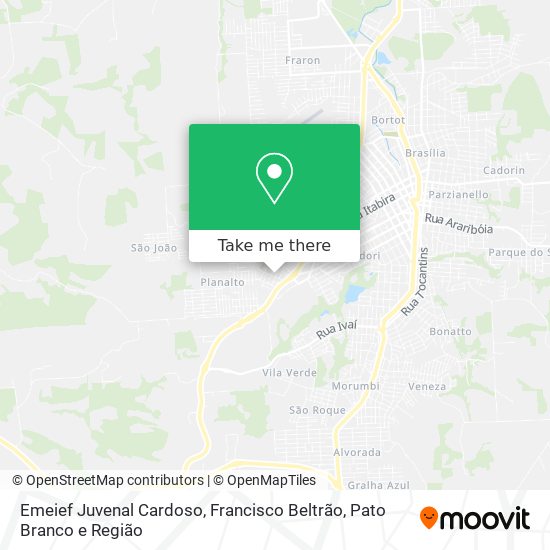 Emeief Juvenal Cardoso map