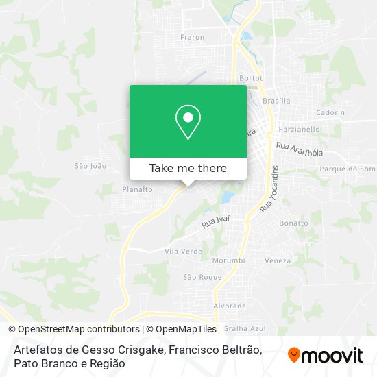 Artefatos de Gesso Crisgake map