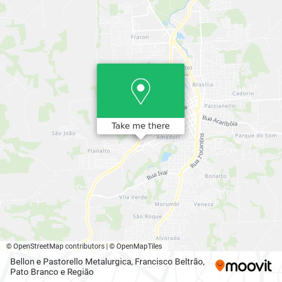 Bellon e Pastorello Metalurgica map