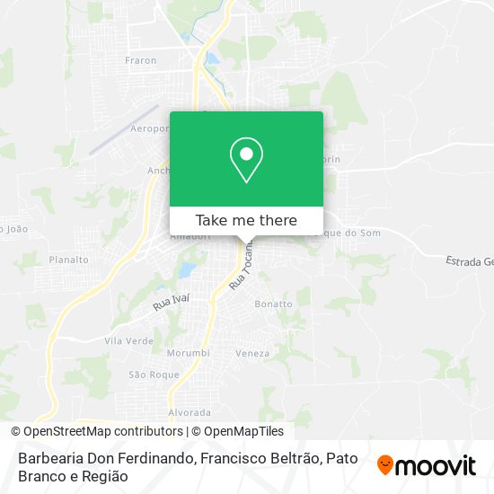 Barbearia Don Ferdinando map