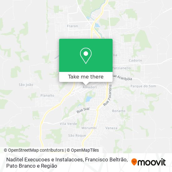 Naditel Execucoes e Instalacoes map