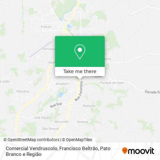 Comercial Vendruscolo map