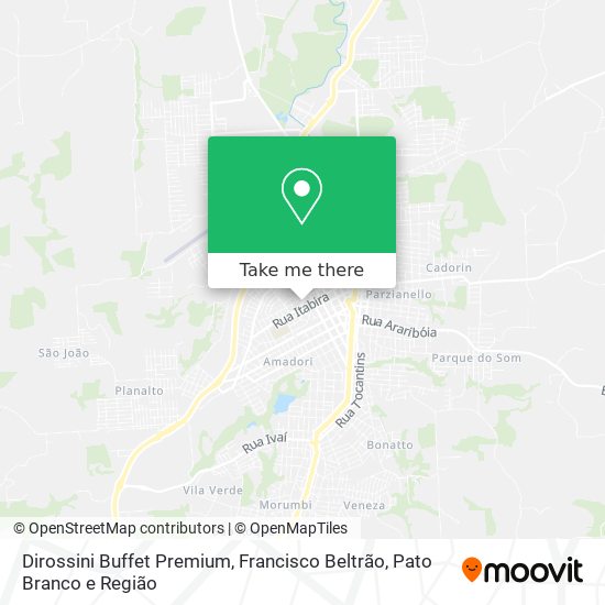 Dirossini Buffet Premium map