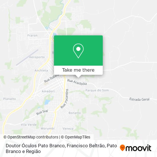 Doutor Óculos Pato Branco map