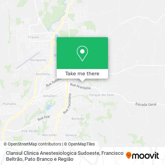 Clansul Clinica Anestesiologica Sudoeste map