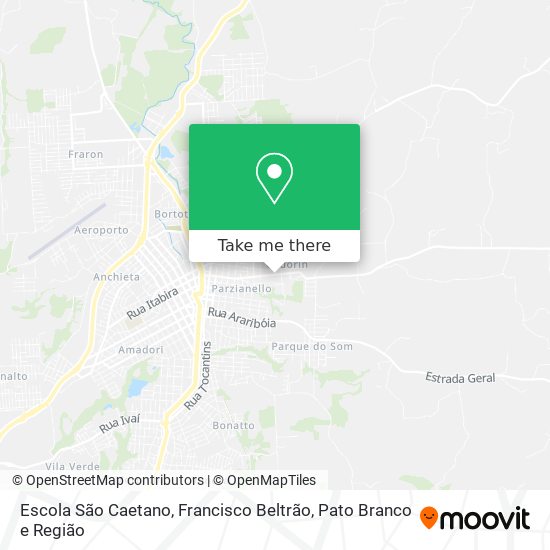 Escola São Caetano map