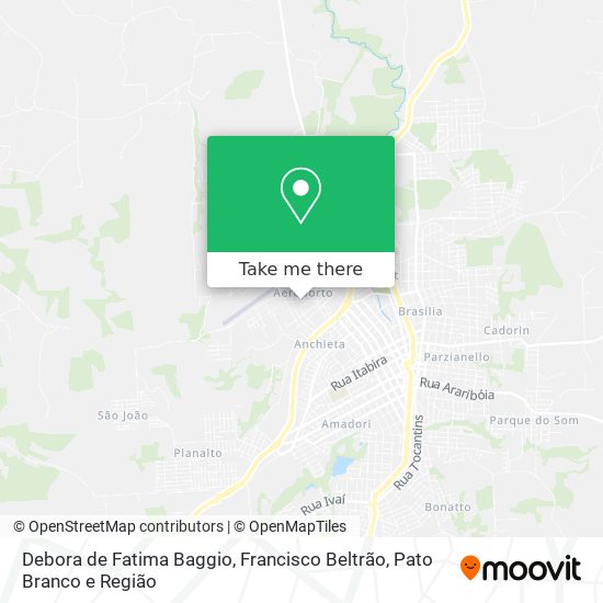 Debora de Fatima Baggio map