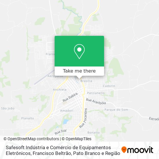 Safesoft Indústria e Comércio de Equipamentos Eletrônicos map