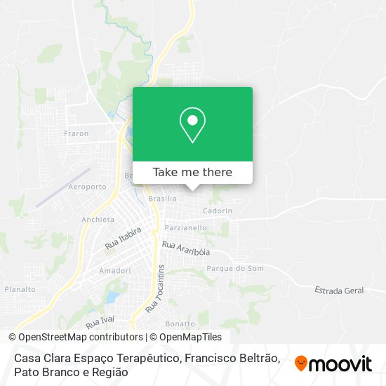 Casa Clara Espaço Terapêutico map