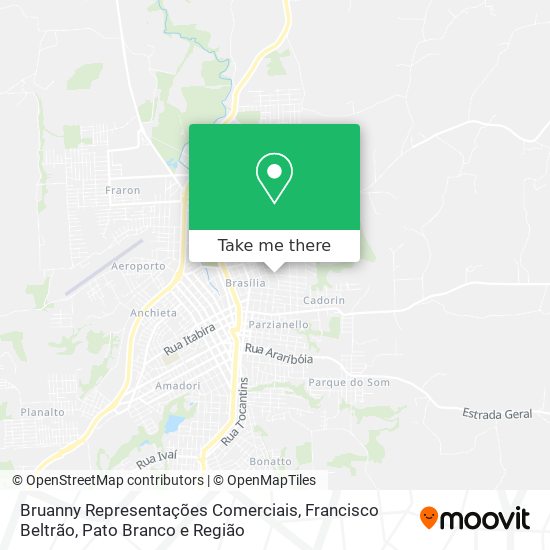 Bruanny Representações Comerciais map