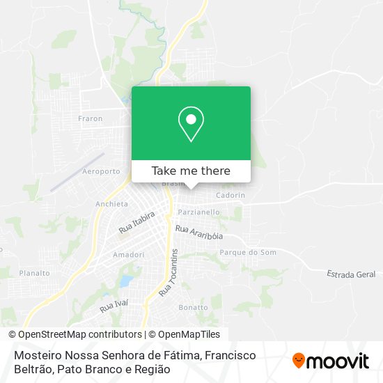 Mosteiro Nossa Senhora de Fátima map