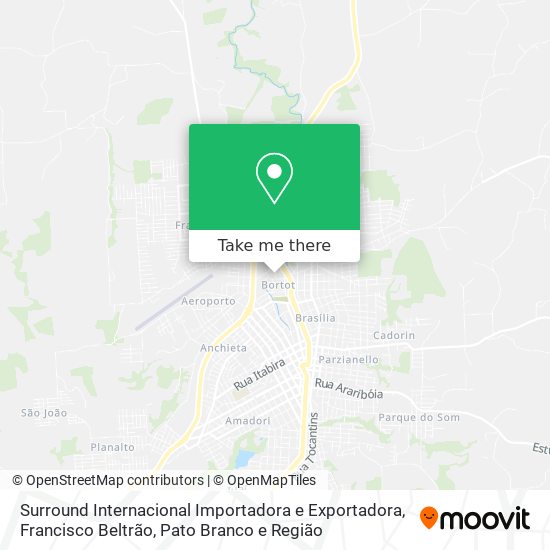Surround Internacional Importadora e Exportadora map
