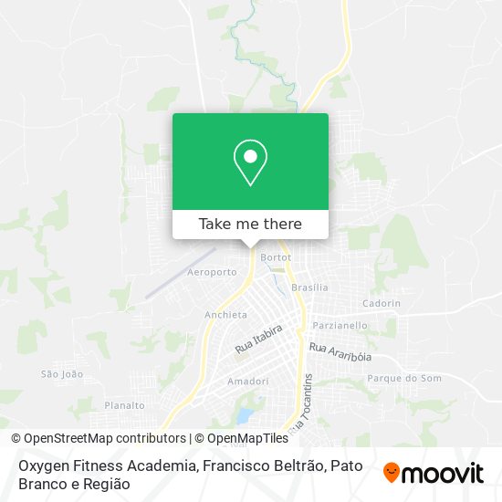 Oxygen Fitness Academia map