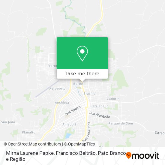 Mirna Laurene Papke map