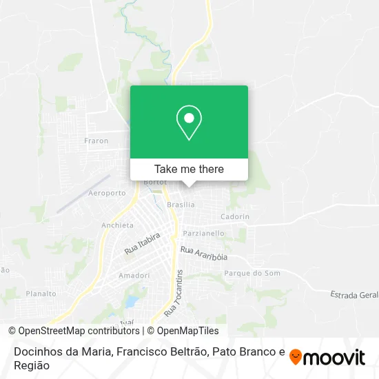 Docinhos da Maria map