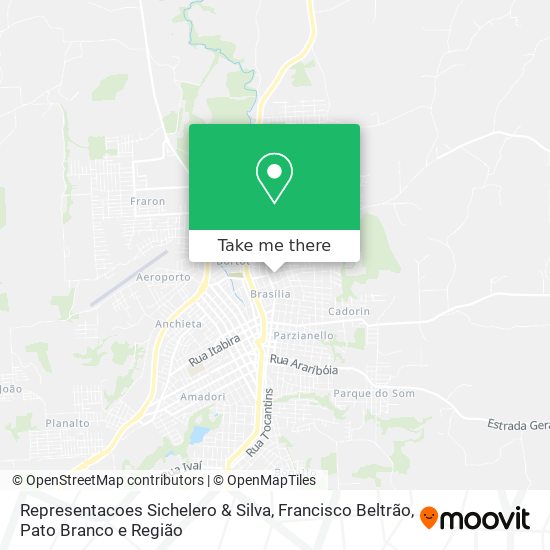Representacoes Sichelero & Silva map