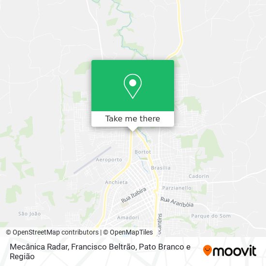 Mecânica Radar map