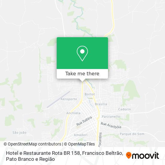 Hotel e Restaurante Rota BR 158 map