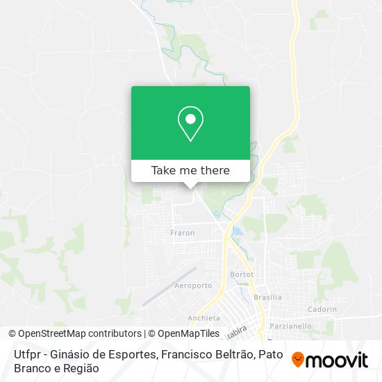 Utfpr - Ginásio de Esportes map